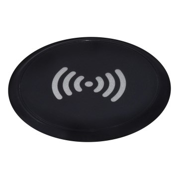 Solight DC65BW - Cargador inalámbrico empotrable negro