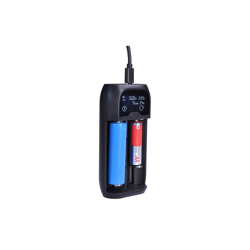 Cargador de baterías Ni-MH/CD/AA/AAA, Li-Ion