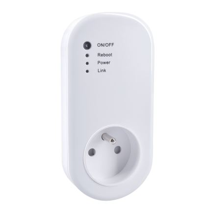Enchufe inteligente con contador de electricidad 230V Wi-Fi Tuya