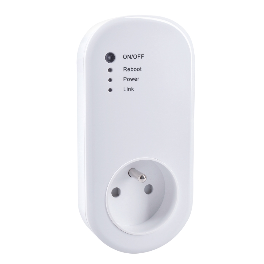 Enchufe inteligente con contador de electricidad 230V Wi-Fi Tuya