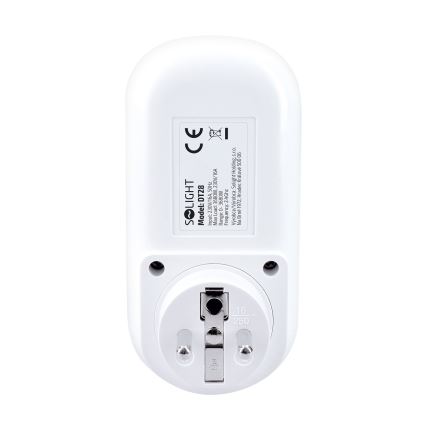 Enchufe inteligente con contador de electricidad 230V Wi-Fi Tuya