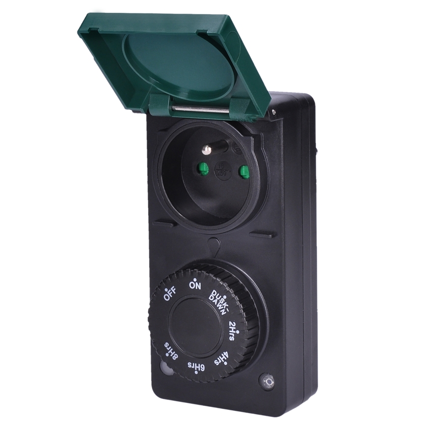 Temporizador con sensor crepuscular 3600W/230V IP44