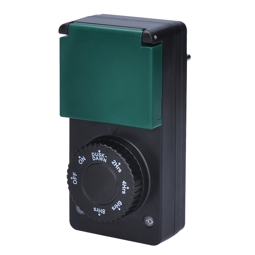 Temporizador con sensor crepuscular 3600W/230V IP44