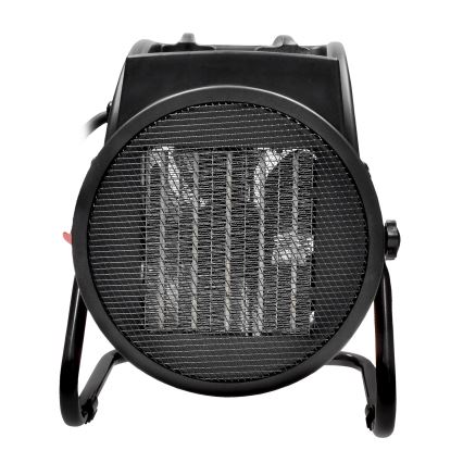 Ventilador de pie con elemento calefactor cerámico 3000W/230V negro