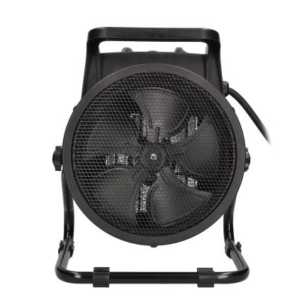 Ventilador de pie con elemento calefactor cerámico 3000W/230V negro
