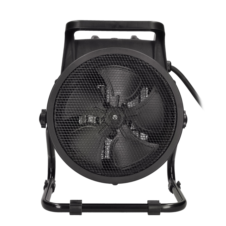 Ventilador de pie con elemento calefactor cerámico 3000W/230V negro