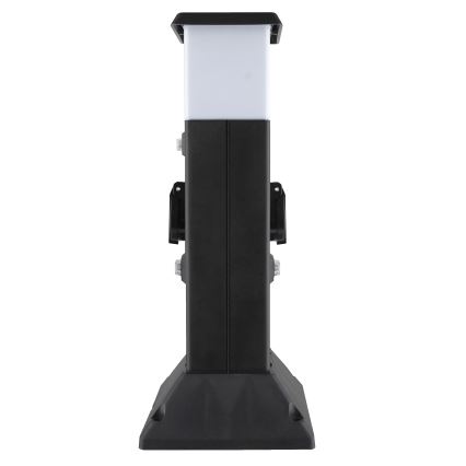 Lámpara de exterior con 2 enchufes 1xE14/15W/230V IP44 negro