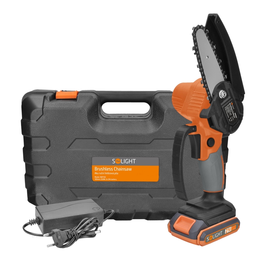 Motosierra inalámbrica de mano 2000 mAh 21V