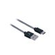 USB cable 2.0 A conector - USB-C 3.1 conector 1m