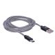 USB cable USB 2.0 A conector/USB C conector 2m