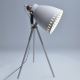 Lámpara LED de mesa MILANO 1xE27/10W/230V blanca 52cm