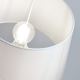 Lámpara LED de mesa MILANO 1xE27/10W/230V blanco 56cm