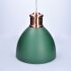 Lámpara colgante 1xE27/60W/230V verde 30cm