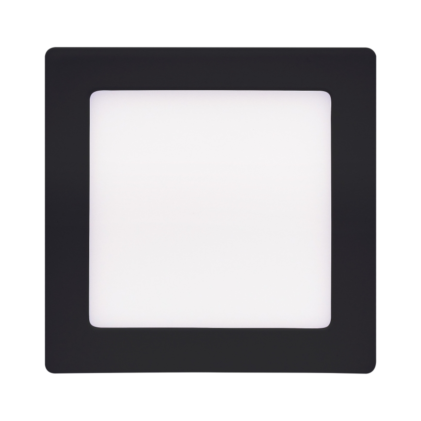 Plafón LED LED/12W/230V 3000/4000/6000K negro angular