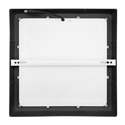 Plafón LED LED/24W/230V 3000/4000/6000K negro angular