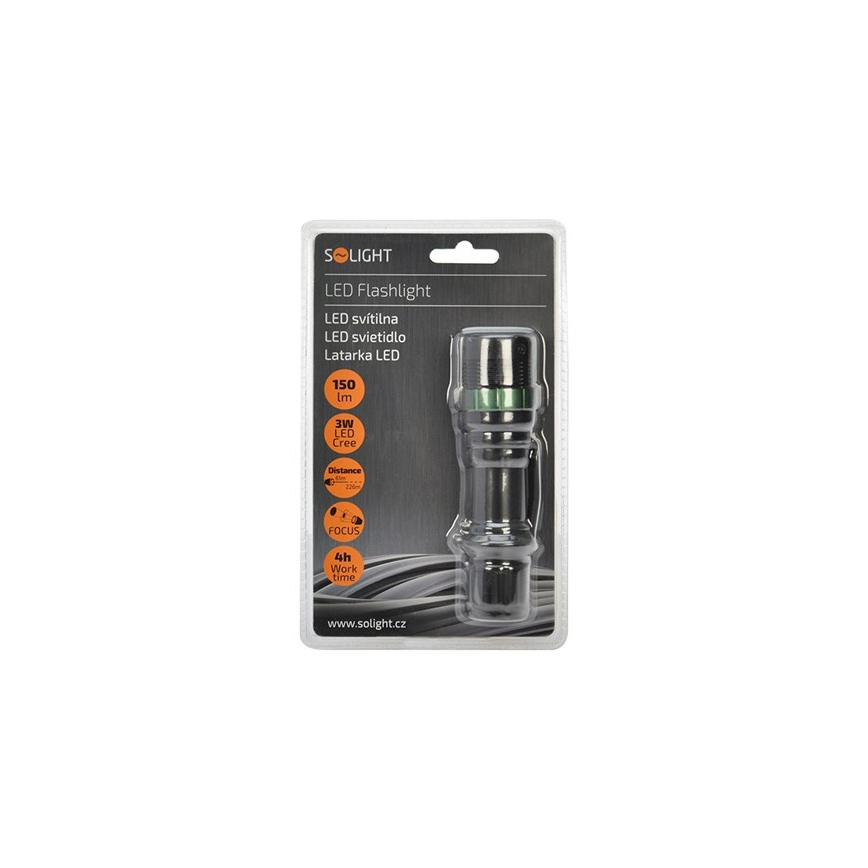Linterna LED LED/3W/3xAAA