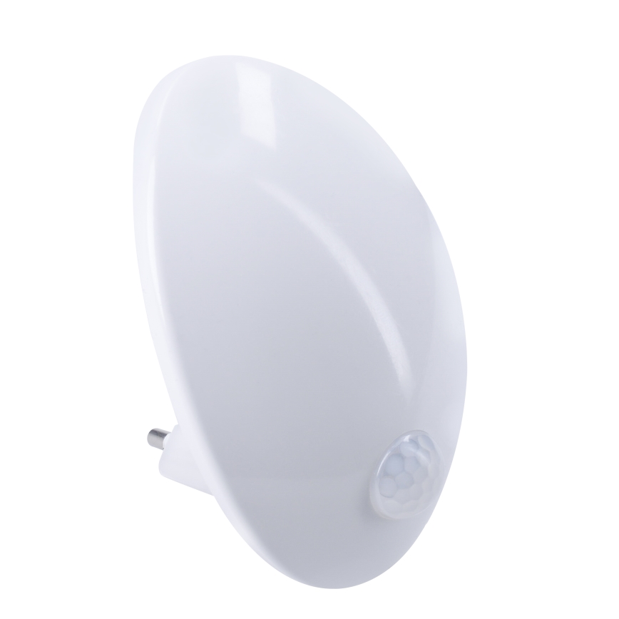 Luz de orientación LED con sensor para enchufes LED/0,7W/230V 3000K