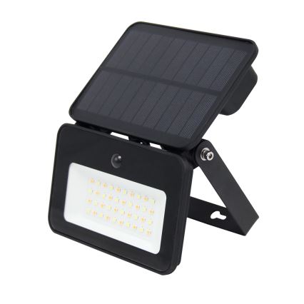 Proyector solar LED regulable con sensor de movimiento y crepúsculo LED/6W/2200 mAh 3000/4000/6500K IP65