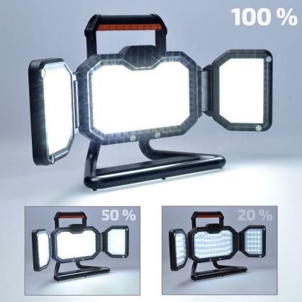 Proyector LED recargable y regulable LED/30W/6600 mAh 4000K IP54