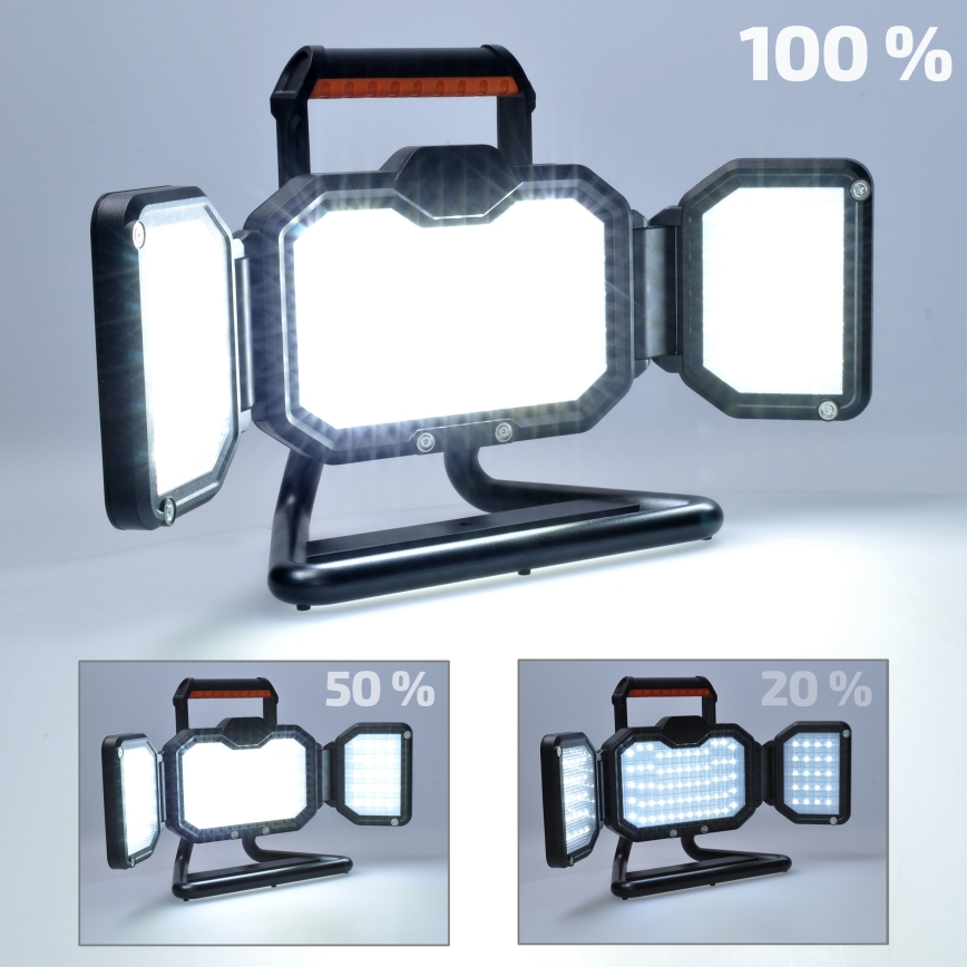Proyector LED recargable y regulable LED/30W/6600 mAh 4000K IP54