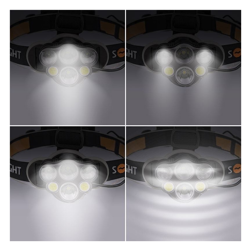 Linterna frontal LED recargable LED/USB IP44
