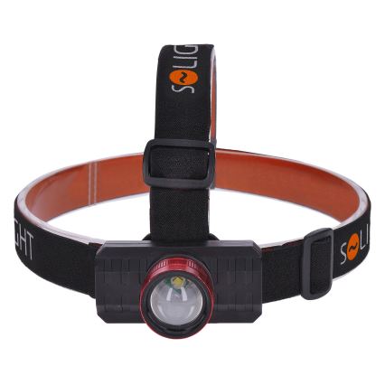 Linterna frontal LED recargable LED/3W/USB IP44