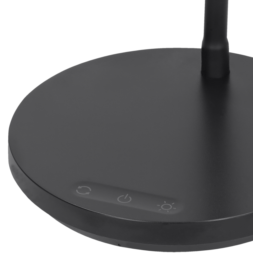 Lámpara de mesa regulable LED táctil LED/4,5W/5V 3000/4000/6500K negro