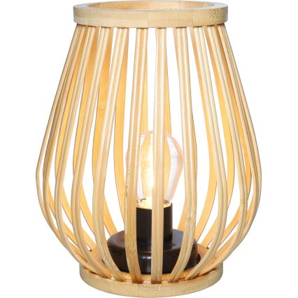 LED Lámpara de mesa decorativa LED/2xAA bambú
