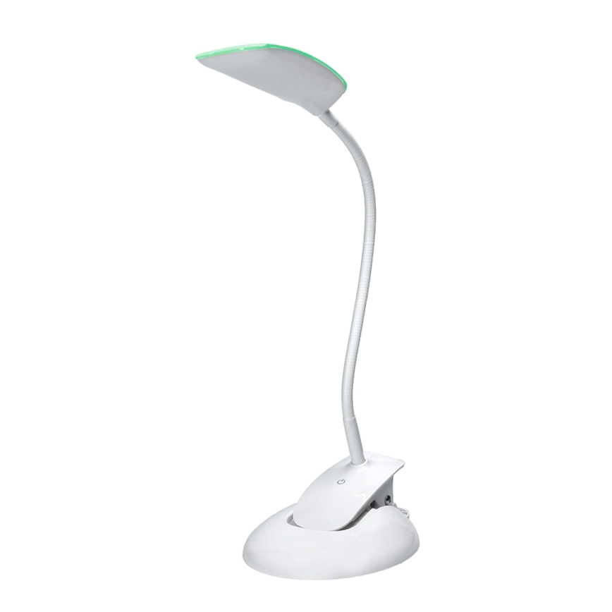 Lámpara LED de mesa regulable pedestal y clip LED/5W/230V