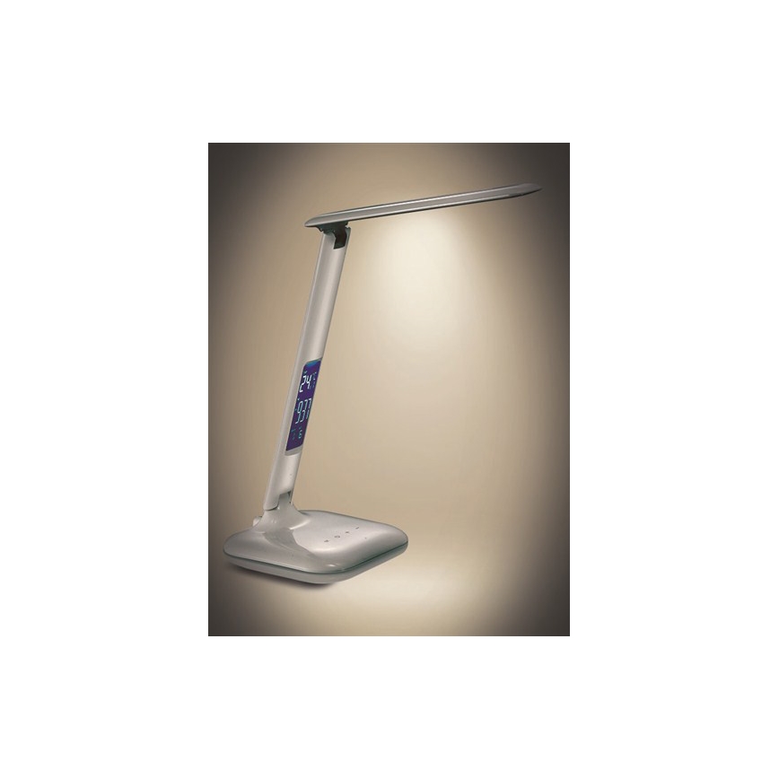 Lámpara LED de mesa regulable con display LED/6W/230V