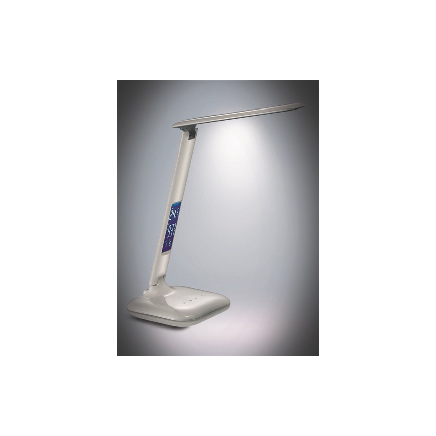 Lámpara LED de mesa regulable con display LED/6W/230V