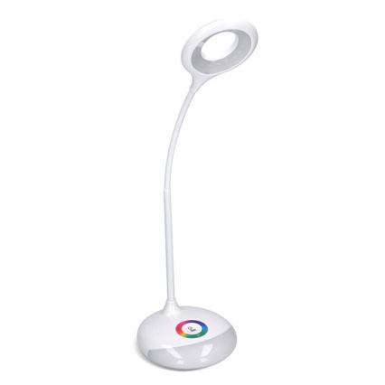 Lámpara LED RGB de mesa regulable recargable LED/5W/5V