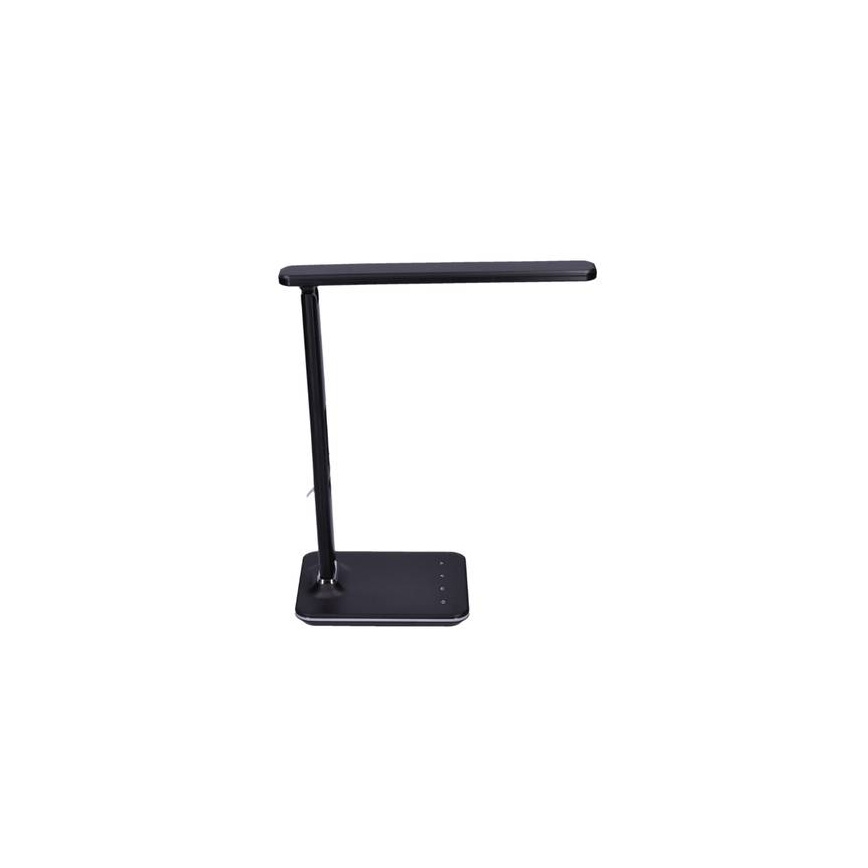 Lámpara de mesa LED regulable con display LED/9W/230V negra