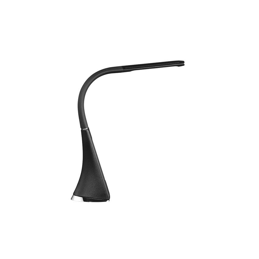 Lámpara LED de mesa regulable con display LED/6W/230V negra