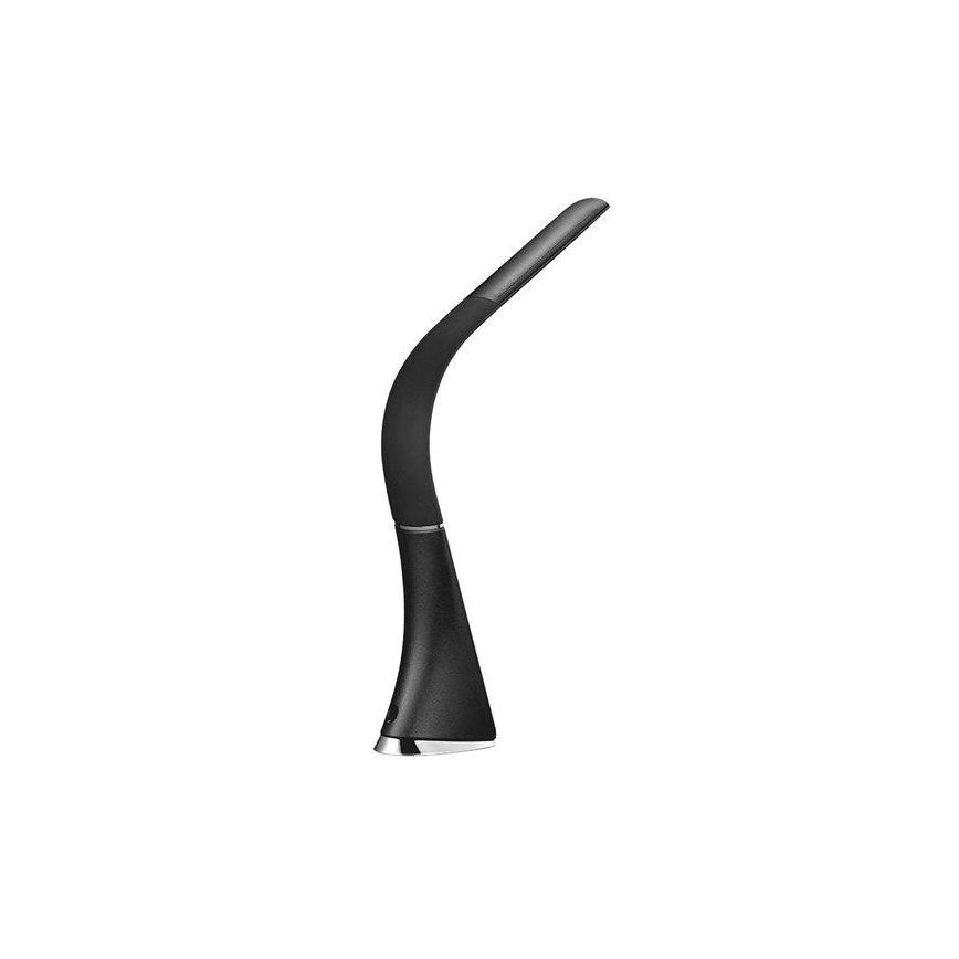 Lámpara LED de mesa regulable con display LED/6W/230V negra