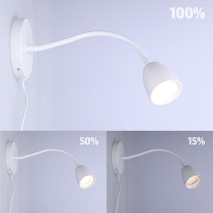Aplique LED pequeño regulable LED/4W/230V