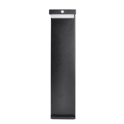 Lámpara solar LED con sensor de movimiento y crepuscular PALERMO LED/5W/2000 mAh IP54 negro