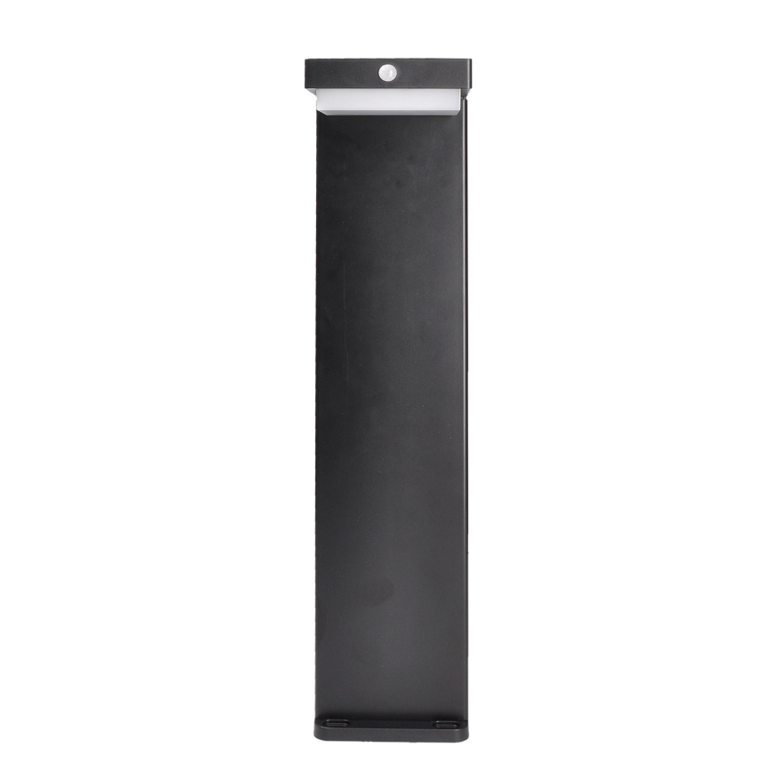 Lámpara solar LED con sensor de movimiento y crepuscular PALERMO LED/5W/2000 mAh IP54 negro