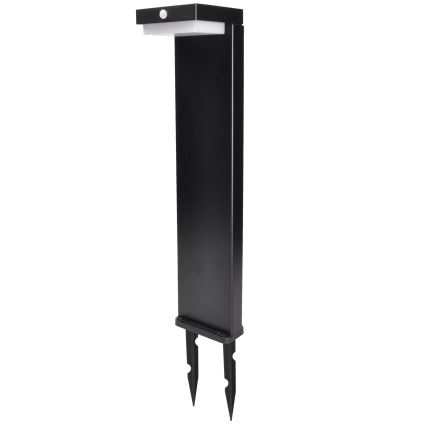 Lámpara solar LED con sensor de movimiento y crepuscular PALERMO LED/5W/2000 mAh IP54 negro