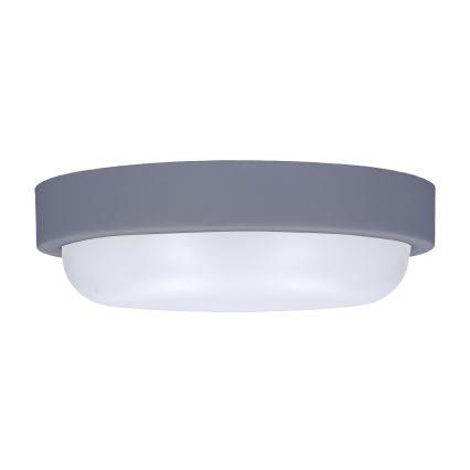 Aplique LED para exterior LED/13W/230V 4000K IP54 gris redondeado