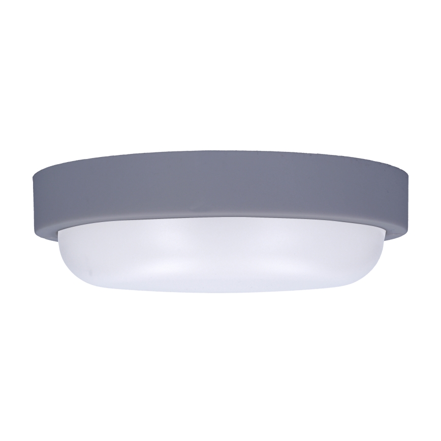 Aplique LED para exterior LED/13W/230V 4000K IP54 gris redondeado