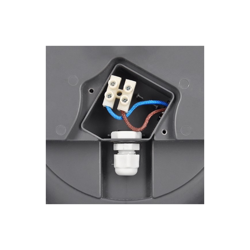 Plafón LED para exteriores LED/13W/230V IP54 antracita