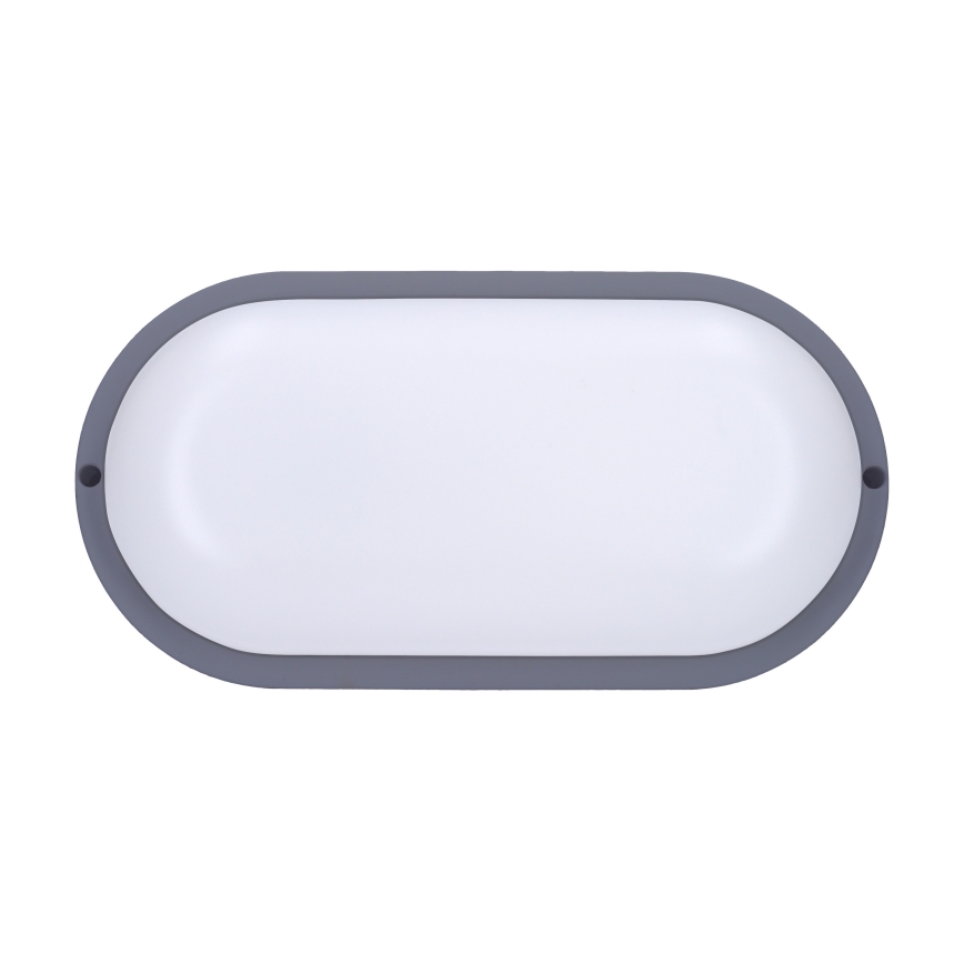 Aplique LED para exterior LED/20W/230V 4000K IP54 gris ovalado