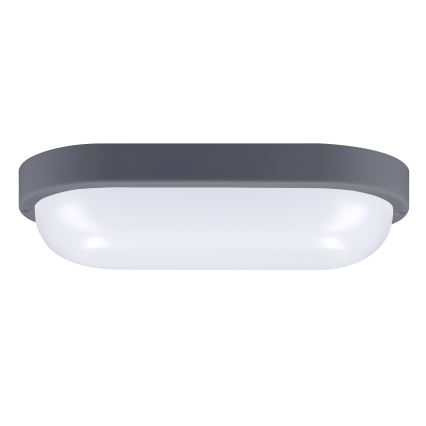 Aplique LED para exterior LED/20W/230V 4000K IP54 gris ovalado