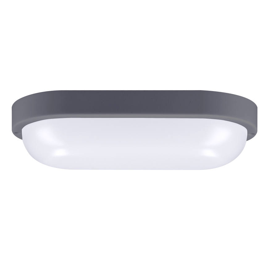 Aplique LED para exterior LED/20W/230V 4000K IP54 gris ovalado