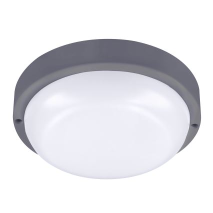 Aplique LED para exterior LED/20W/230V 4000K IP54 gris redondeado