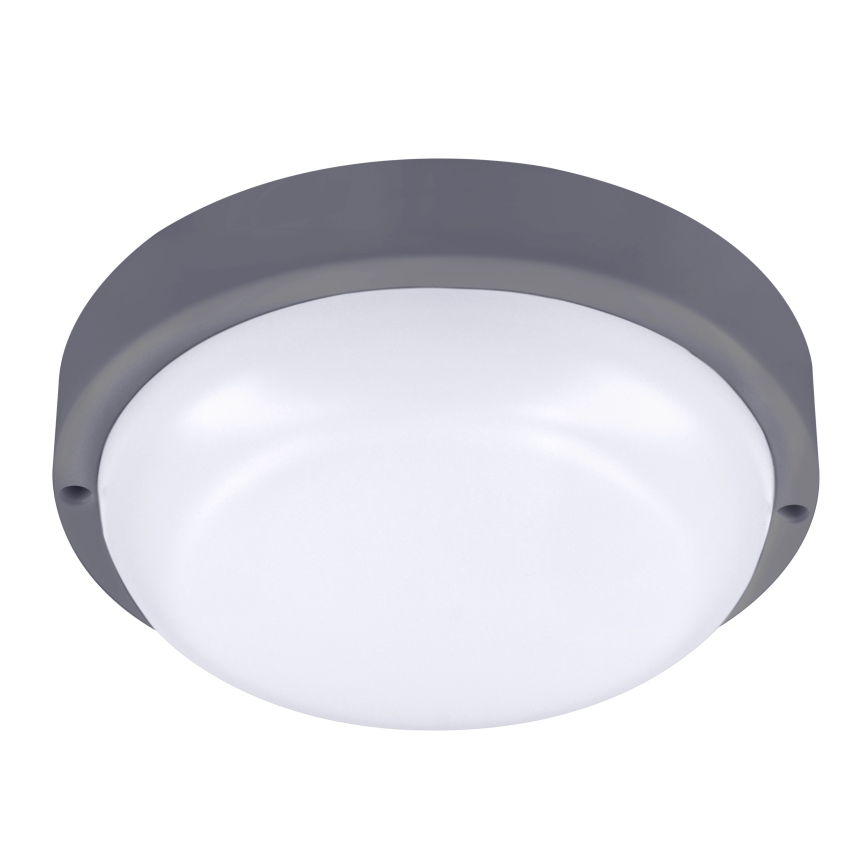 Aplique LED para exterior LED/20W/230V 4000K IP54 gris redondeado