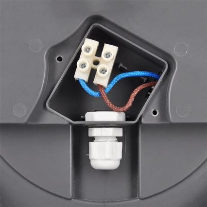 Plafón LED de exterior con sensor SIENA LED/20W/230V 4000K diá. 23 cm IP54