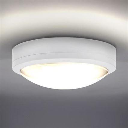 Plafón LED de exterior SIENA LED/20W/230V IP54 diá. 23 cm blanco