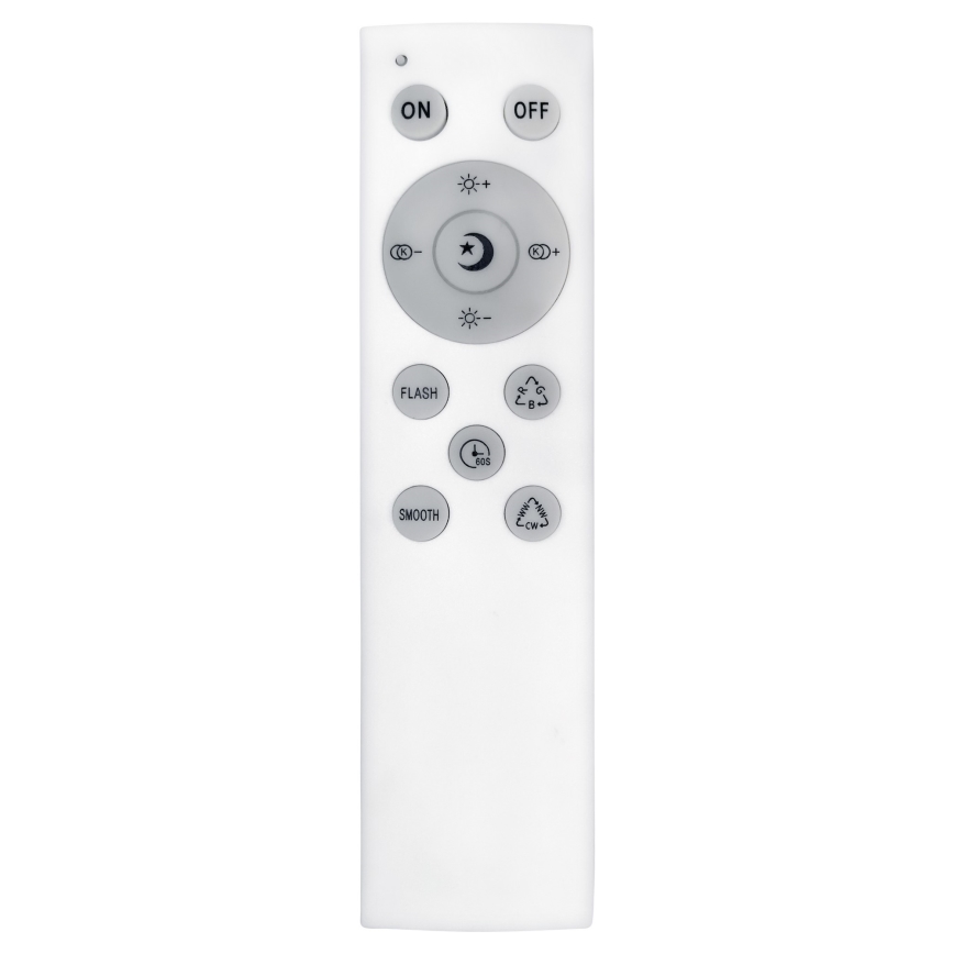 Plafón LED RGB regulable WAVE LED/30W/230V Wi-Fi Tuya + mando a distancia